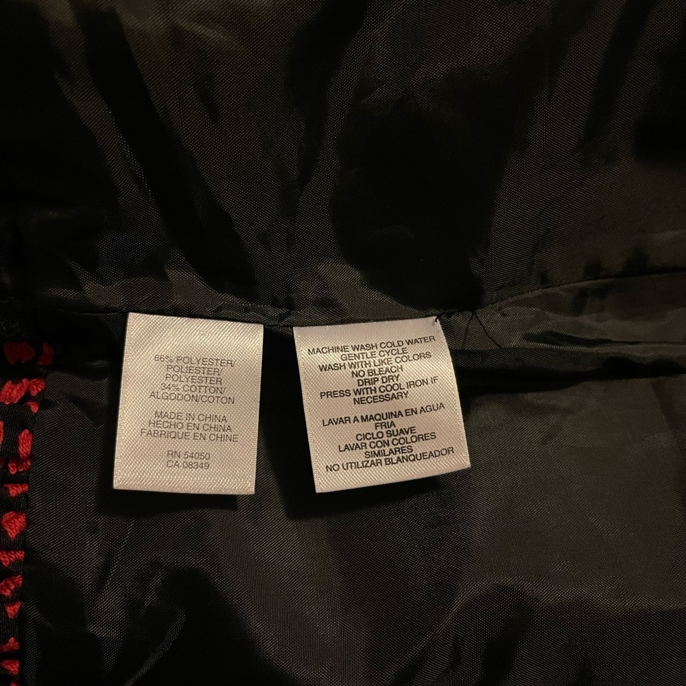 QMack Black and Red Polka Dot Dress Size 12 - Picture 4 of 7